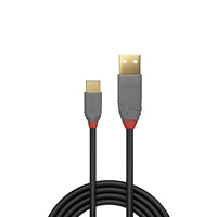 LINDY 3m USB 2.0 Type A to USB-C Cable - Gold Plated, Double Shielded LINDY 3m USB 2.0 Type A to USB-C Cable - Gold Plated, Double Shielded